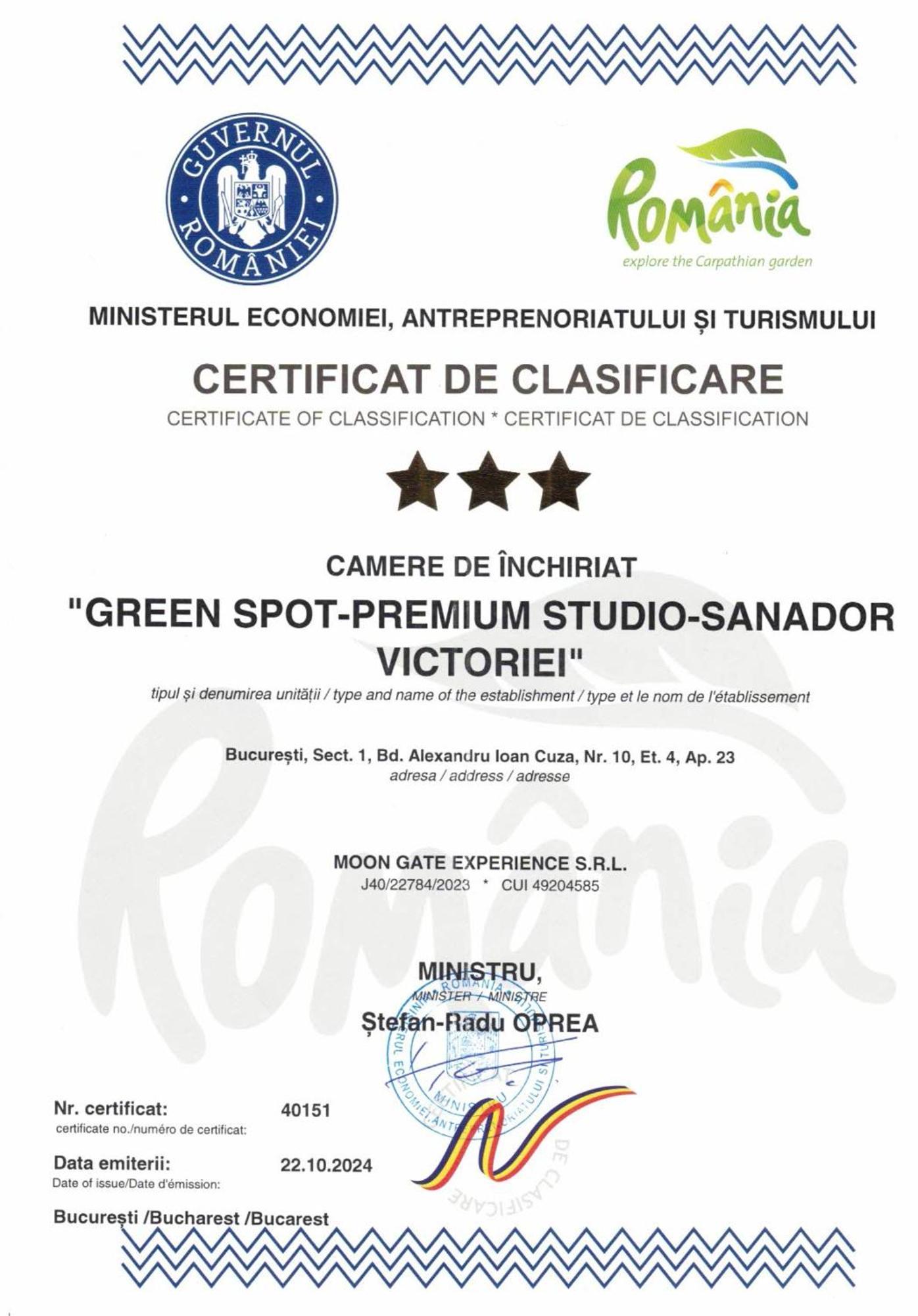 בוקרשט Green Spot - Premium Studio - Sanador Victoriei מראה חיצוני תמונה